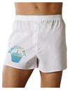 Birthday Boy - Candle Cupcake Boxer Shorts by TooLoud-Boxer Shorts-TooLoud-White-Small-Davson Sales