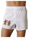 Gingerbread Man and Gingerbread Woman Couple Boxer Shorts by TooLoud-Boxer Shorts-TooLoud-White-Small-Davson Sales