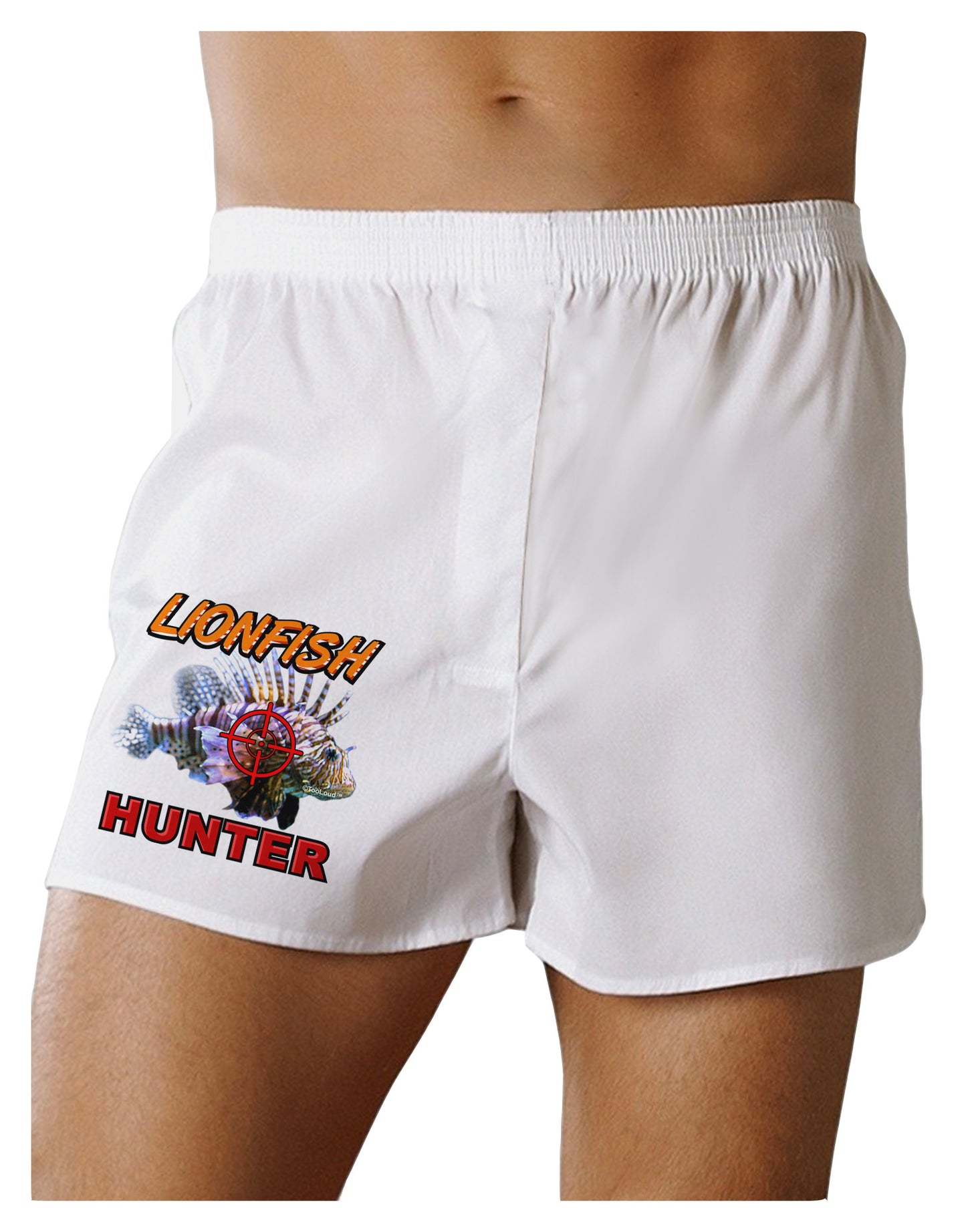 Lionfish Hunter Boxer Shorts-Boxer Shorts-TooLoud-White-Small-Davson Sales