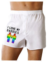 I Love My Daddies LGBT Boxer Shorts-Boxer Shorts-TooLoud-White-Small-Davson Sales