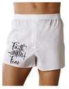 Faith Conquers Fear Boxers Shorts-Mens Boxers-TooLoud-White-Small-Davson Sales