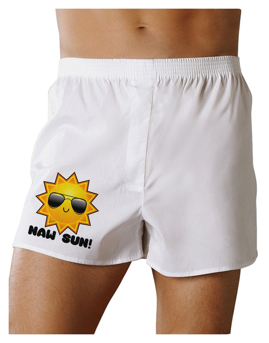 Naw Sun Cute Sun Boxer Shorts-Boxer Shorts-TooLoud-White-Small-Davson Sales