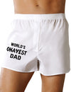 World's Okayest Dad Boxer Shorts-Boxer Shorts-TooLoud-White-Small-Davson Sales