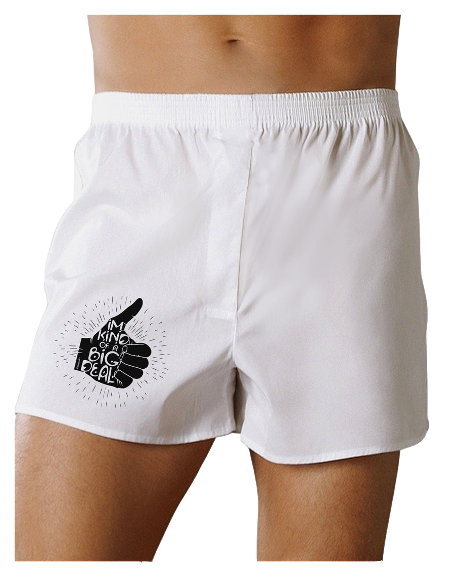 I'm Kind of a Big Deal Boxers Shorts-Mens Boxers-TooLoud-White-Small-Davson Sales