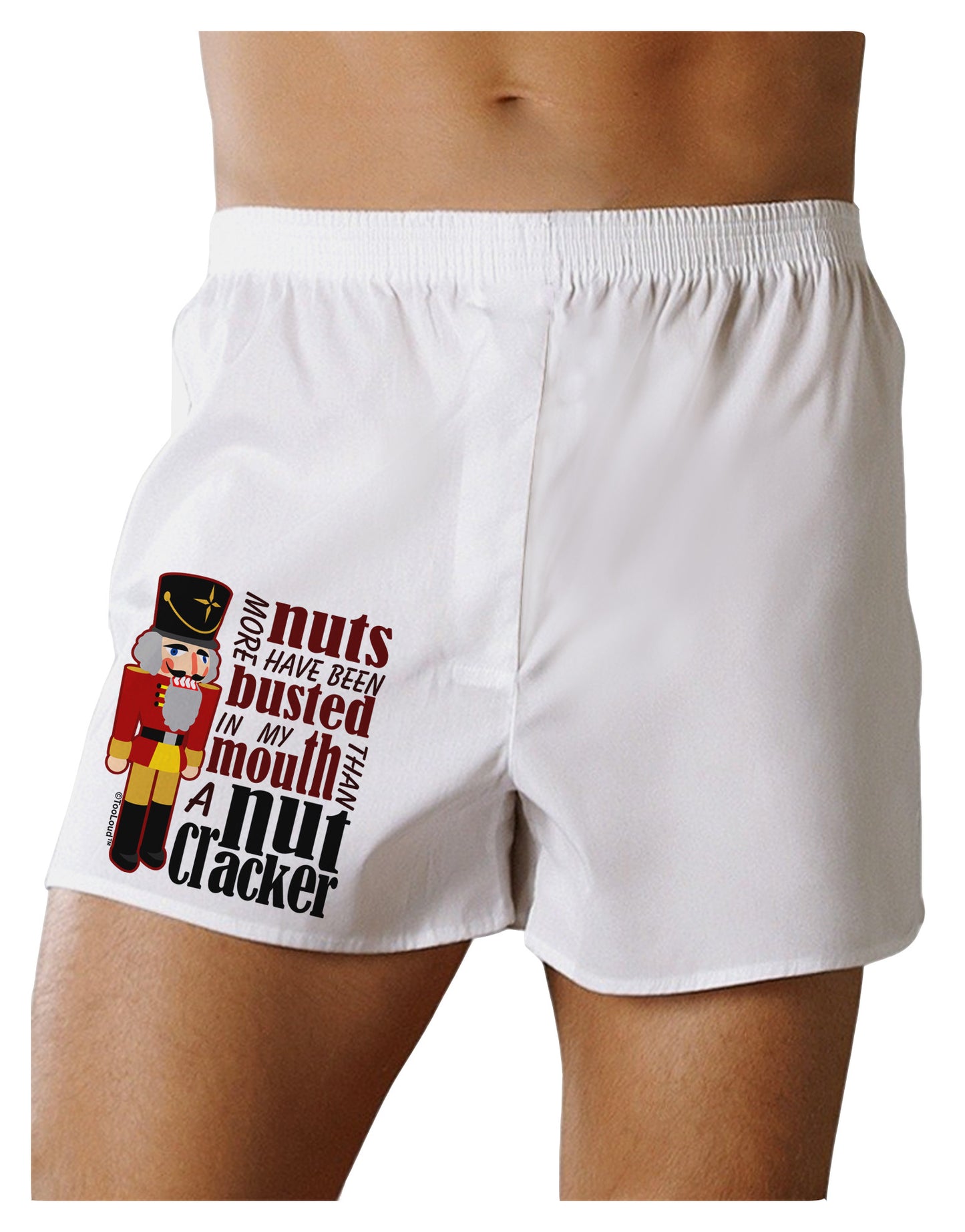 More Nuts Busted - My Mouth Boxer Shorts by-Boxer Shorts-TooLoud-White-Small-Davson Sales