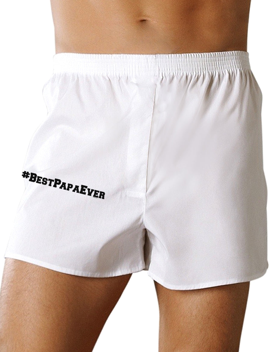 #BestPapaEver Boxer Shorts-Boxer Shorts-TooLoud-White-Small-Davson Sales
