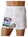 Let the Beat Drop Design Boxer Shorts by TooLoud-Boxer Shorts-TooLoud-White-Small-Davson Sales