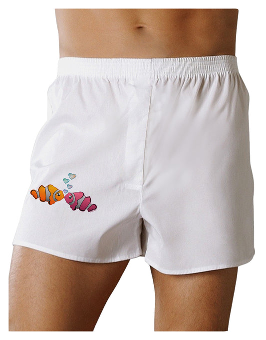 Kissy Clownfish Boxer Shorts-Boxer Shorts-TooLoud-White-Small-Davson Sales