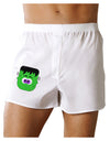 Frankenstein Face Halloween Boxer Shorts-Boxer Shorts-TooLoud-White-Small-Davson Sales