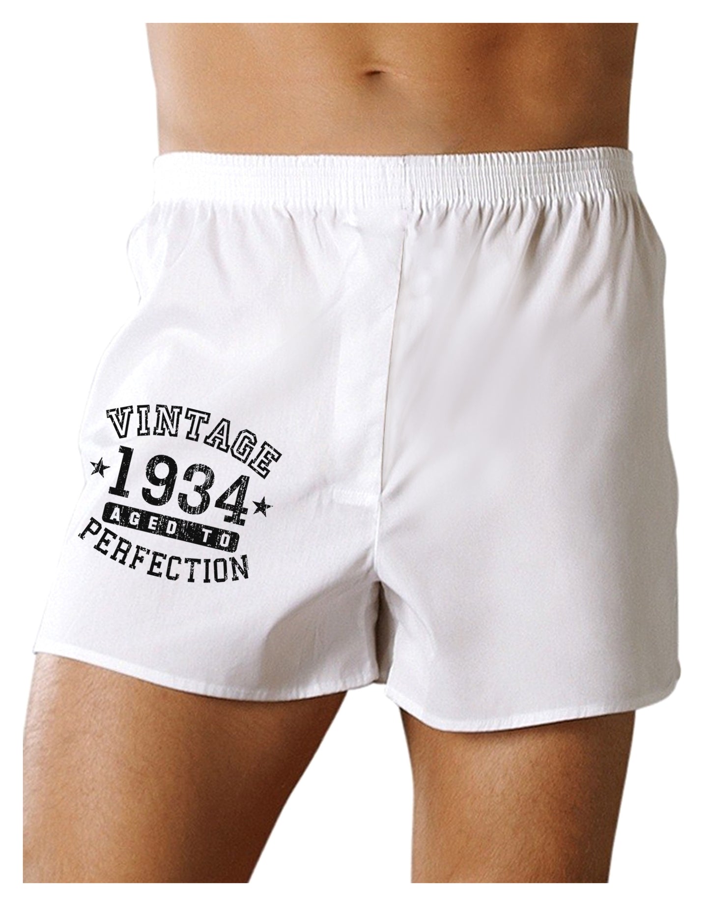Vintage Birth Year 1934 Boxer Shorts-Boxer Shorts-TooLoud-White-Small-Davson Sales