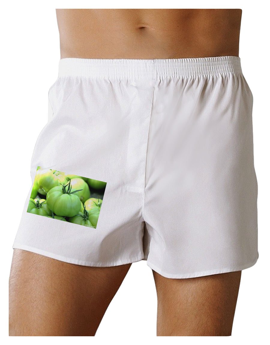 Buy Local - Green Tomatoes Boxer Shorts-Boxer Shorts-TooLoud-White-Small-Davson Sales