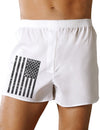 Vintage Black and White USA Flag Boxer Shorts-Boxer Shorts-TooLoud-White-Small-Davson Sales