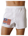 American Bacon Flag - Stars and Strips Boxer Shorts-Boxer Shorts-TooLoud-White-Small-Davson Sales