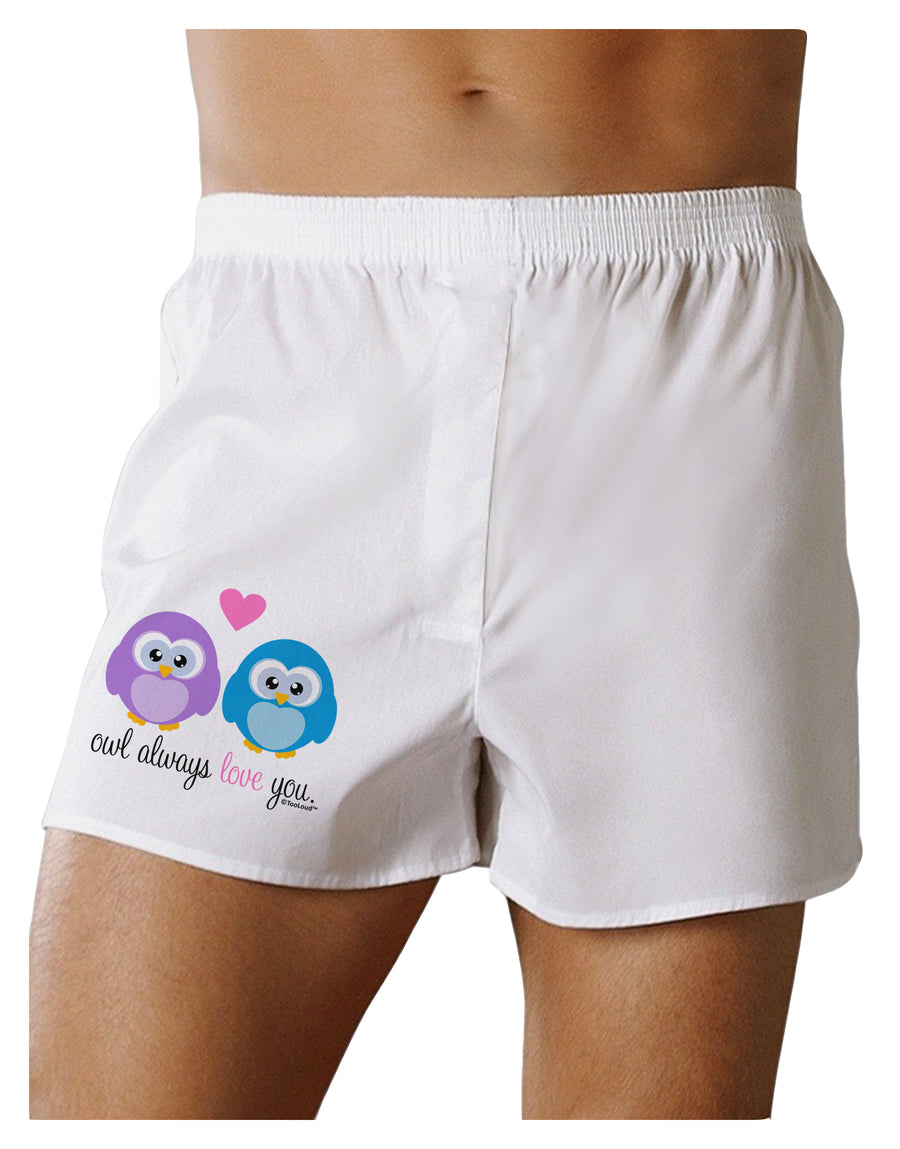 Owl Always Love You Boxers Shorts by TooLoud-Boxer Shorts-TooLoud-White-Small-Davson Sales