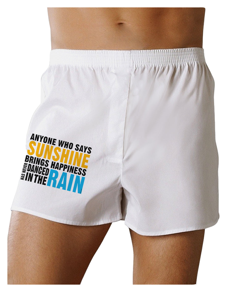 Anyone Who Says Sunshine Inspirational Quote Boxer Shorts-Boxer Shorts-TooLoud-White-Small-Davson Sales