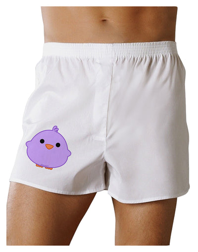 Cute Little Chick - Purple Boxers Shorts by TooLoud-Boxer Shorts-TooLoud-White-Small-Davson Sales