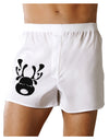 Cute Black Reindeer Face Christmas Boxer Shorts-Boxer Shorts-TooLoud-White-Small-Davson Sales