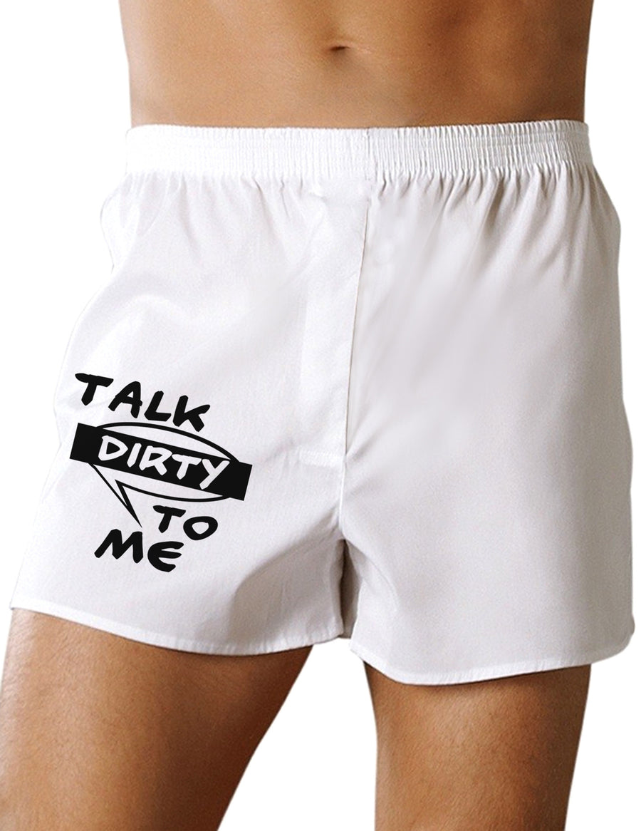 Talk Dirty To Me Censored Boxer Shorts-Boxer Shorts-TooLoud-White-Small-Davson Sales