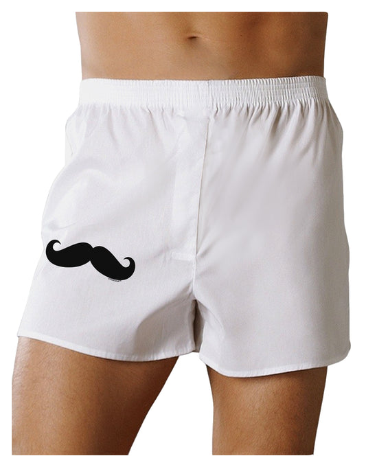 Big Fancy Mustache Boxer Shorts-Boxer Shorts-TooLoud-White-Small-Davson Sales