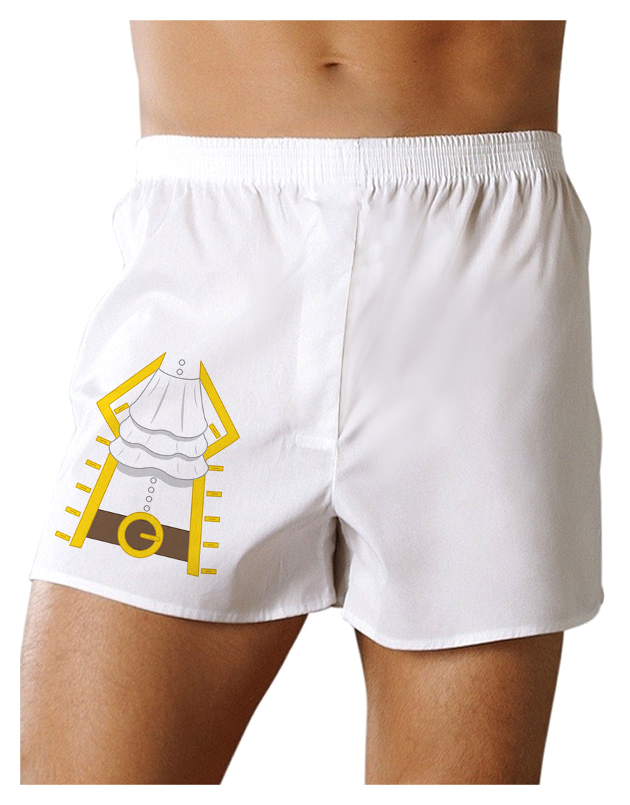 Pirate Captain Costume Gold Boxers Shorts-Boxer Shorts-TooLoud-White-Small-Davson Sales