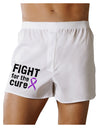 Fight for the Cure - Purple Ribbon Epilepsy Boxer Shorts-Boxer Shorts-TooLoud-White-Small-Davson Sales