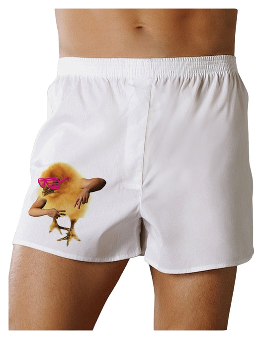 Bro Chick Boxer Shorts-Boxer Shorts-TooLoud-White-Small-Davson Sales