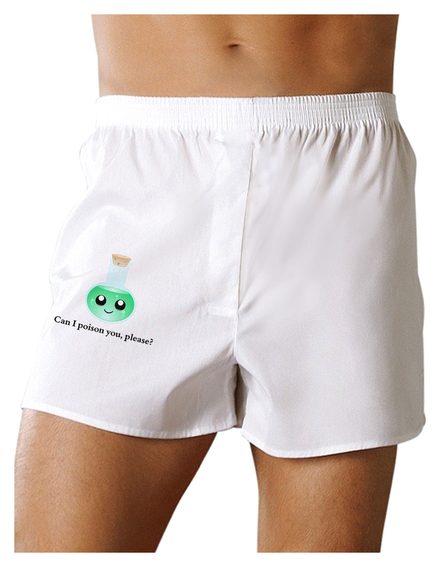 Don't Make Me Poison You Boxer Shorts-Boxer Shorts-TooLoud-White-Small-Davson Sales