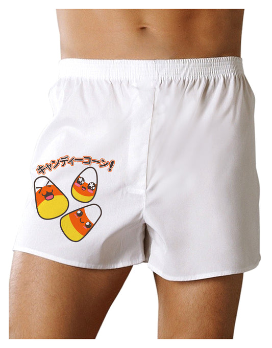 Japanese Kawaii Candy Corn Halloween Boxer Shorts-Boxer Shorts-TooLoud-White-Small-Davson Sales