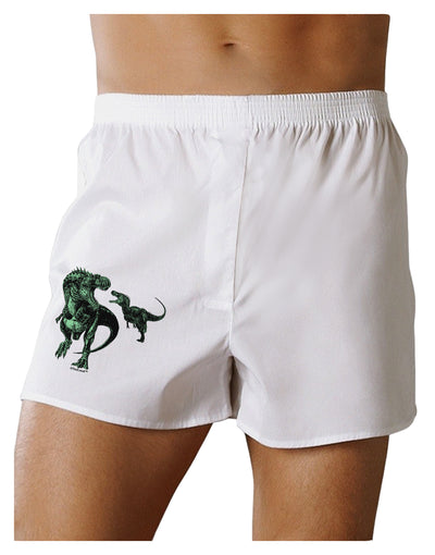 Jurassic Dinosaur Design 1 Boxers Shorts by TooLoud-Boxer Shorts-TooLoud-White-Small-Davson Sales