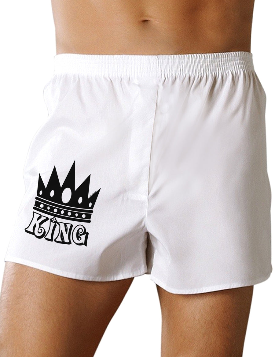 King Boxer Shorts-Boxer Shorts-TooLoud-White-Small-Davson Sales