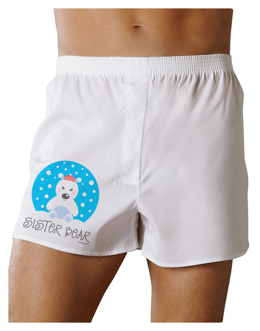 Matching Polar Bear Family - Sister Bear Boxer Shorts by TooLoud-Boxer Shorts-TooLoud-White-Small-Davson Sales