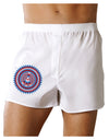 Psychedelic Peace Patriotic Boxer Shorts-Boxer Shorts-TooLoud-White-Small-Davson Sales