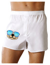 Kyu-T Face - Beartholomew Cool Sunglasses Boxers Shorts-Boxer Shorts-TooLoud-White-Small-Davson Sales