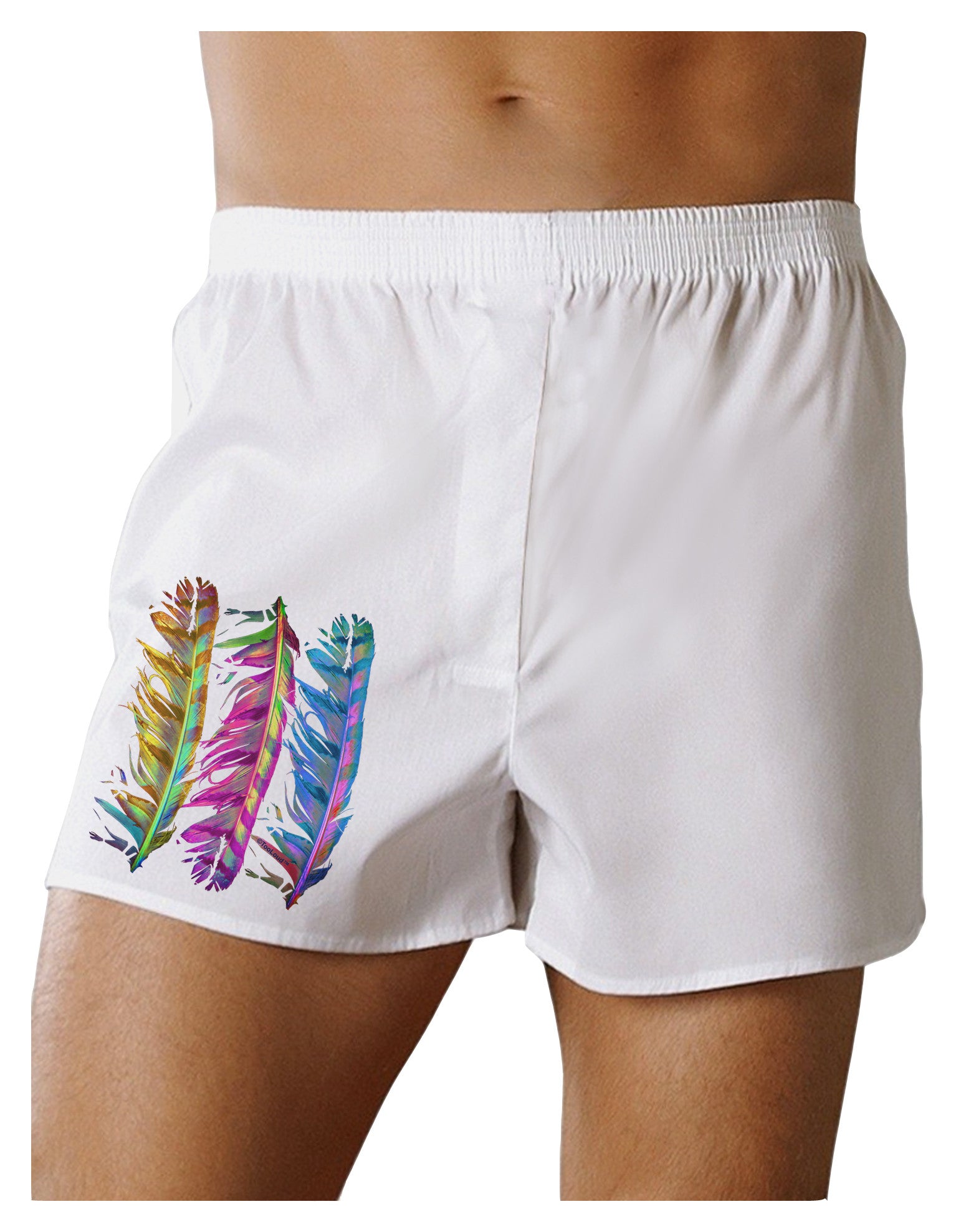 Magic Feathers Boxer Shorts-Boxer Shorts-TooLoud-White-Small-Davson Sales