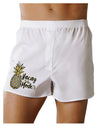 Vacay Mode Pinapple Boxers Shorts-Mens Boxers-TooLoud-White-Small-Davson Sales