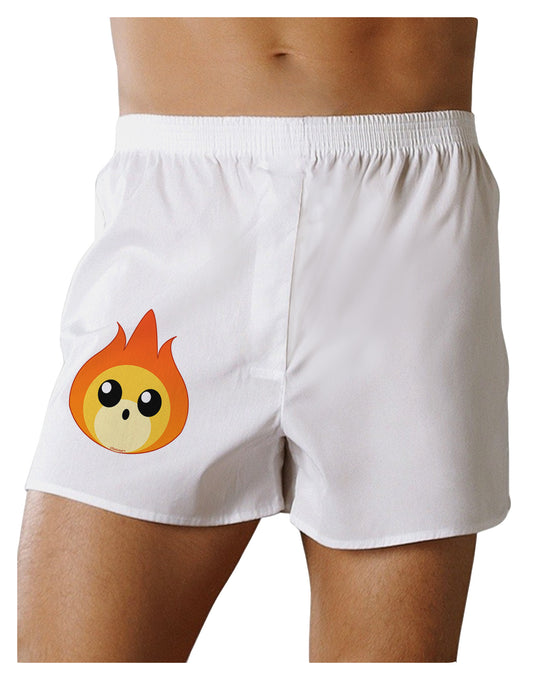 Cute Fireball Design Boxer Shorts-Boxer Shorts-TooLoud-White-Small-Davson Sales