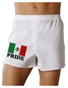 Mexican Pride - Mexican Flag Boxers Shorts by TooLoud-Boxer Shorts-TooLoud-White-Small-Davson Sales