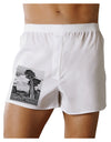 Colorado Landscape Monochrome Boxer Shorts-Boxer Shorts-TooLoud-White-Small-Davson Sales