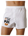 Eat Your Pie Boxer Shorts-Boxer Shorts-TooLoud-White-Small-Davson Sales