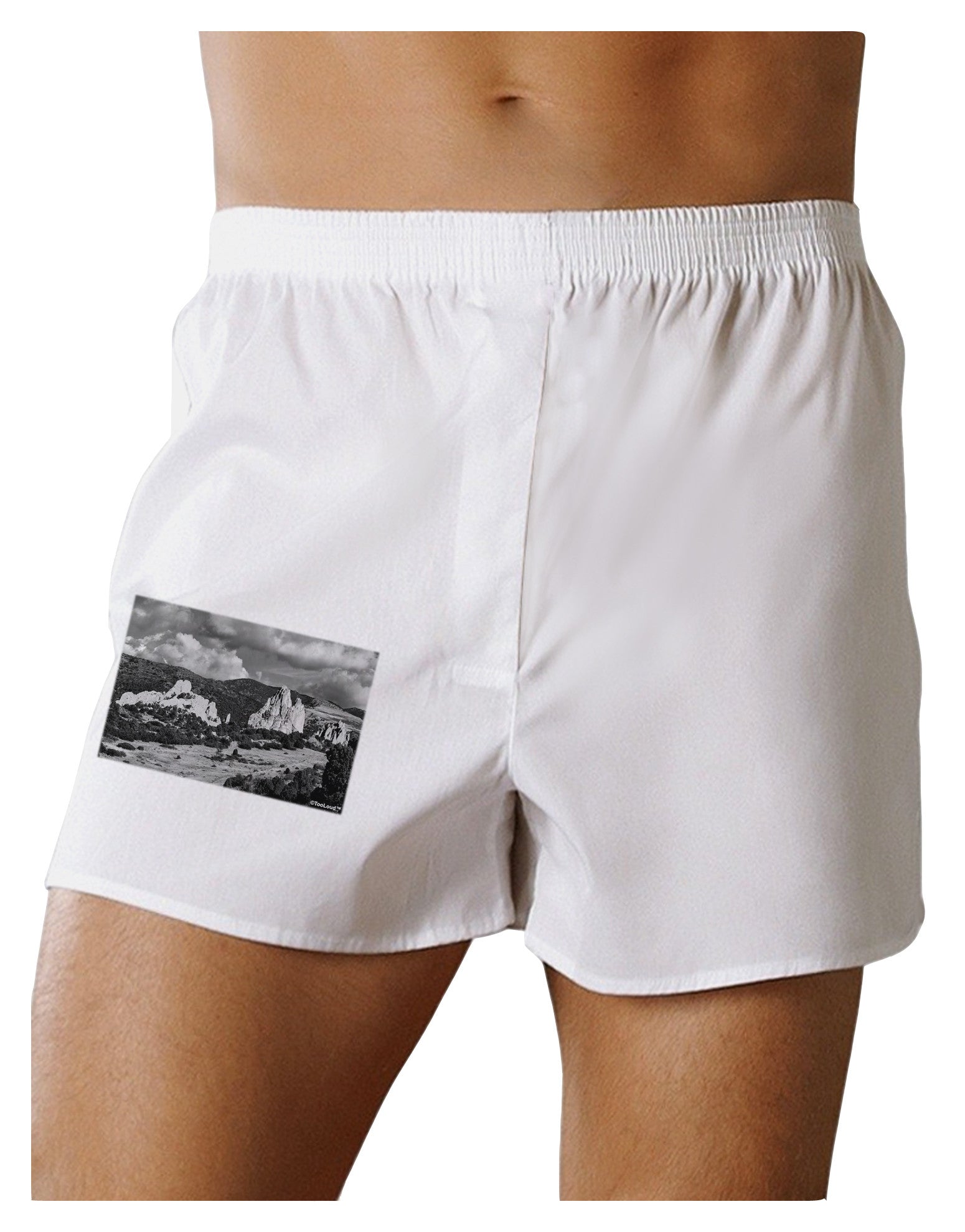 CO Mountain Forest Scene Boxer Shorts-Boxer Shorts-TooLoud-White-Small-Davson Sales