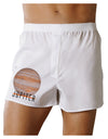 Planet Jupiter Earth Text Boxer Shorts-Boxer Shorts-TooLoud-White-Small-Davson Sales