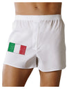 Italian Flag - Distressed Boxer Shorts by TooLoud-Boxer Shorts-TooLoud-White-Small-Davson Sales