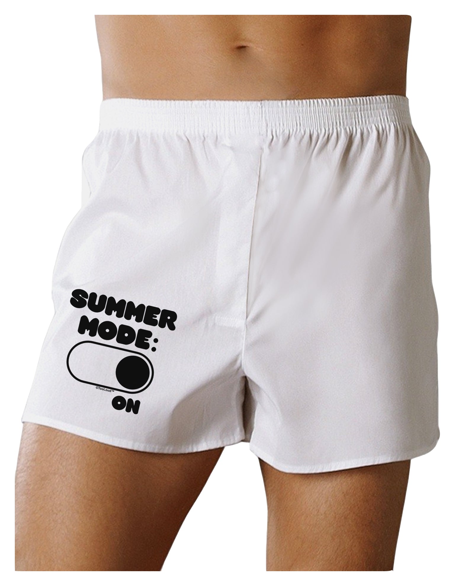 Summer Mode On Boxers Shorts by TooLoud-Boxer Shorts-TooLoud-White-Small-Davson Sales