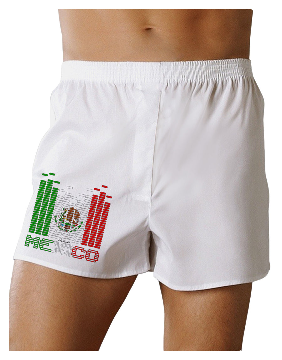 Mexican Flag Levels - Cinco De Mayo Text Boxer Shorts-Boxer Shorts-TooLoud-White-Small-Davson Sales