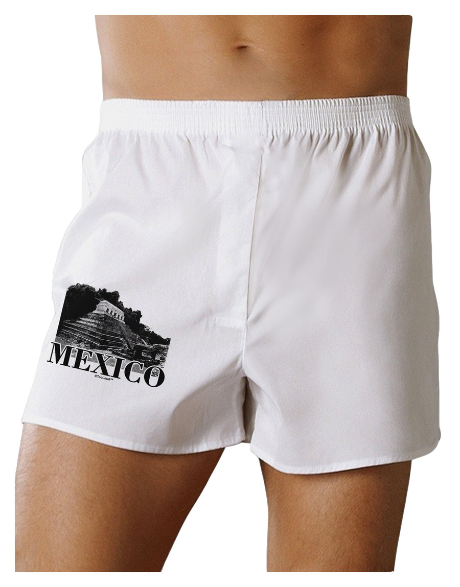 Mexico - Temple No 2 Boxer Shorts-Boxer Shorts-TooLoud-White-Small-Davson Sales