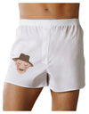 Scary Face With a Hat - Halloween Boxers Shorts-Boxer Shorts-TooLoud-White-Small-Davson Sales