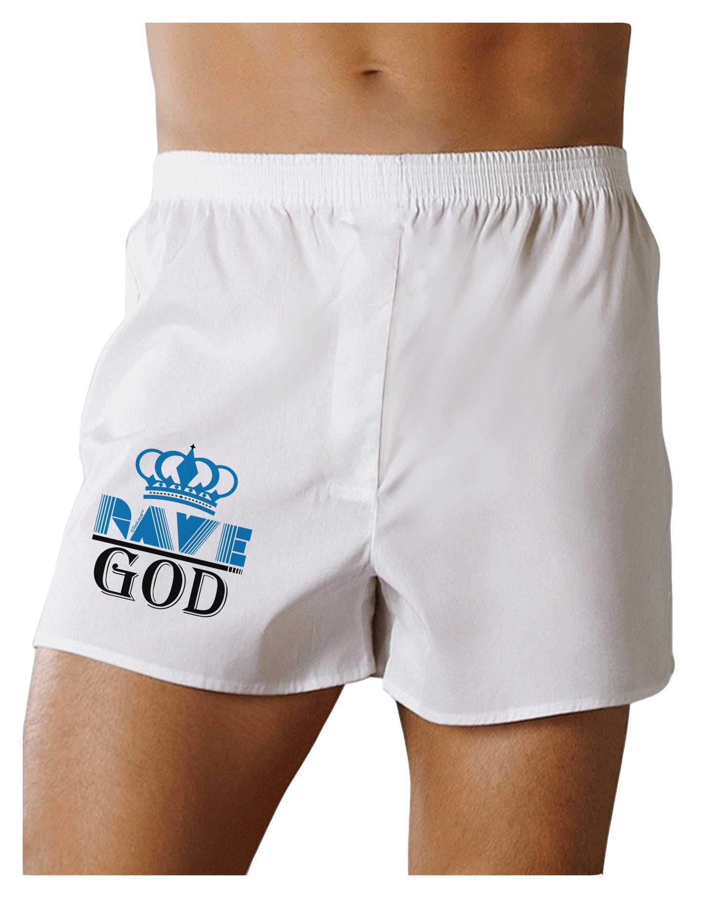 Rave God Boxer Shorts-Boxer Shorts-TooLoud-White-Small-Davson Sales