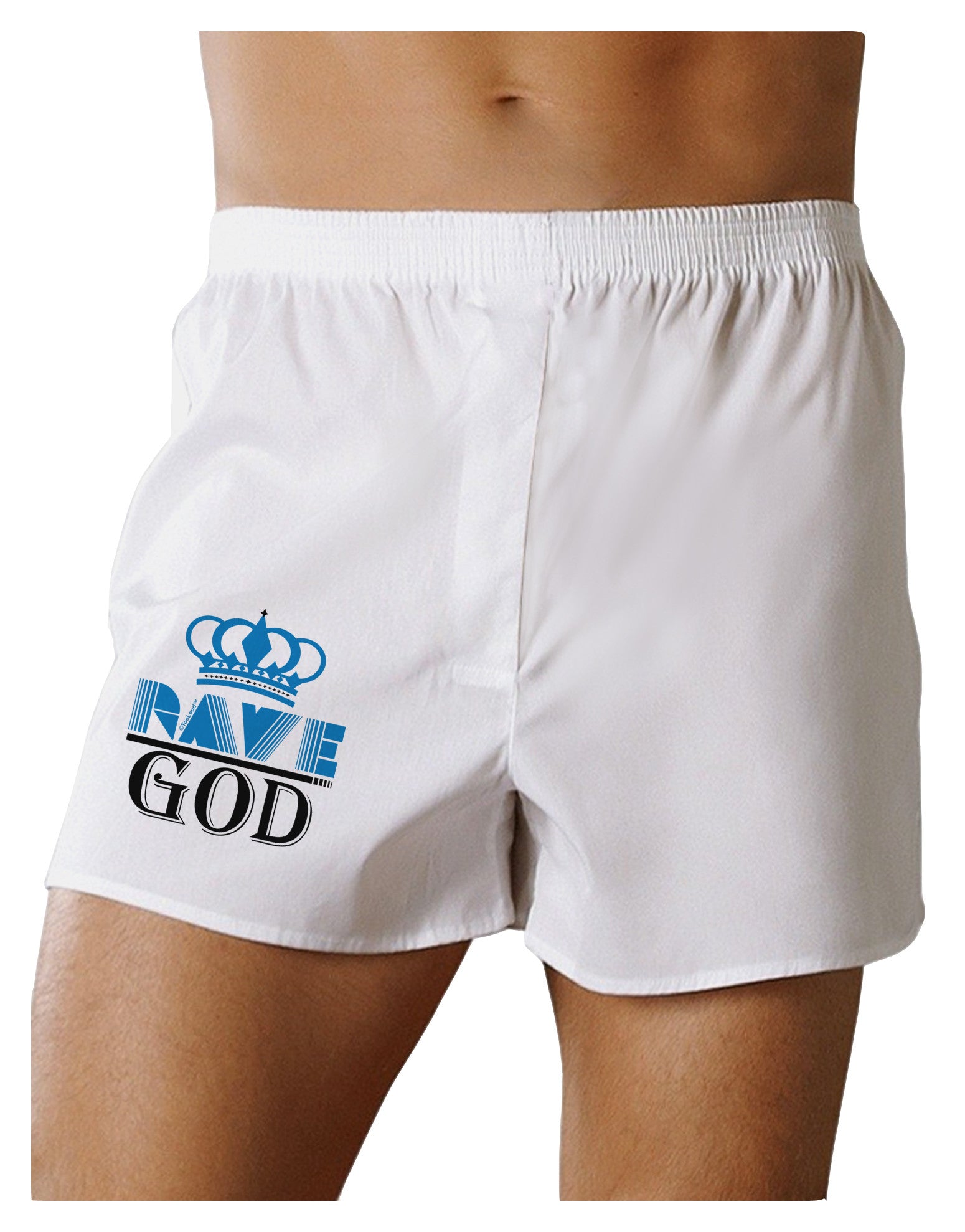 Rave God Boxer Shorts-Boxer Shorts-TooLoud-White-Small-Davson Sales