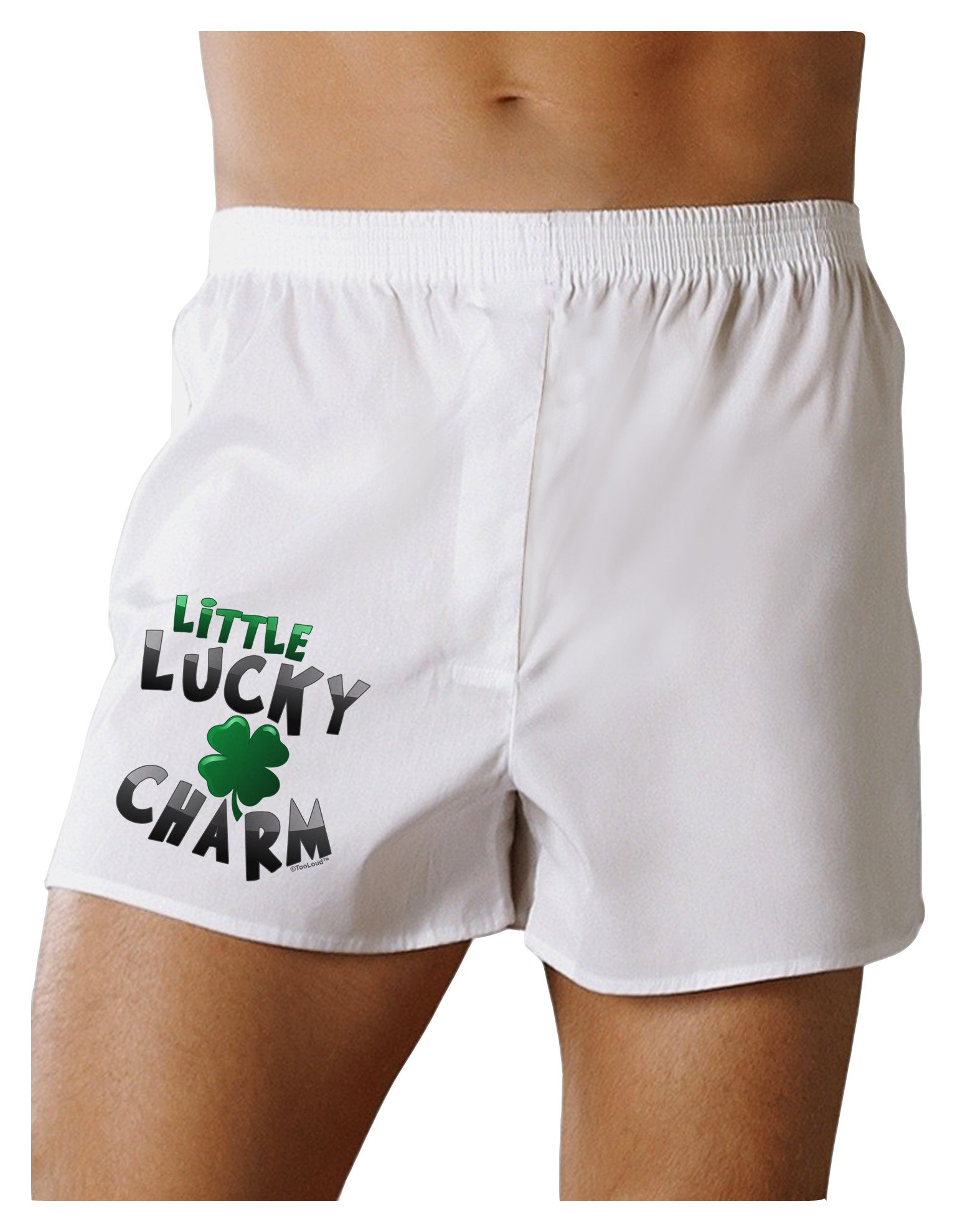 Little Lucky Charm Boxer Shorts-Boxer Shorts-TooLoud-White-Small-Davson Sales