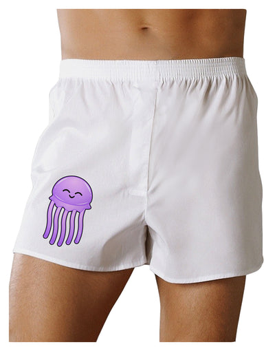 Cute Jellyfish Boxers Shorts by TooLoud-Boxer Shorts-TooLoud-White-Small-Davson Sales